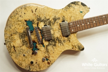 MAROON CUSTOM 666 - Buckeye Burl with Resin
